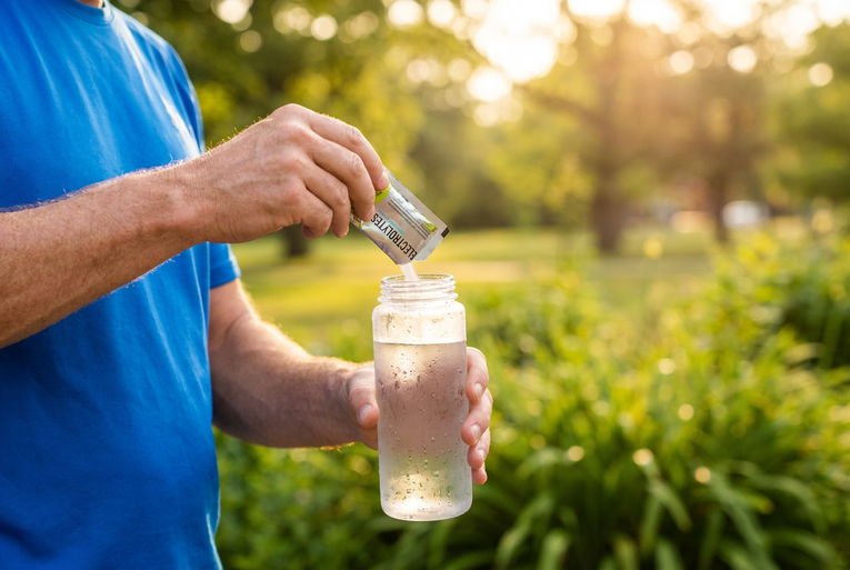 Elektrolyte im Sommer: warum du mehr als nur wasser brauchst