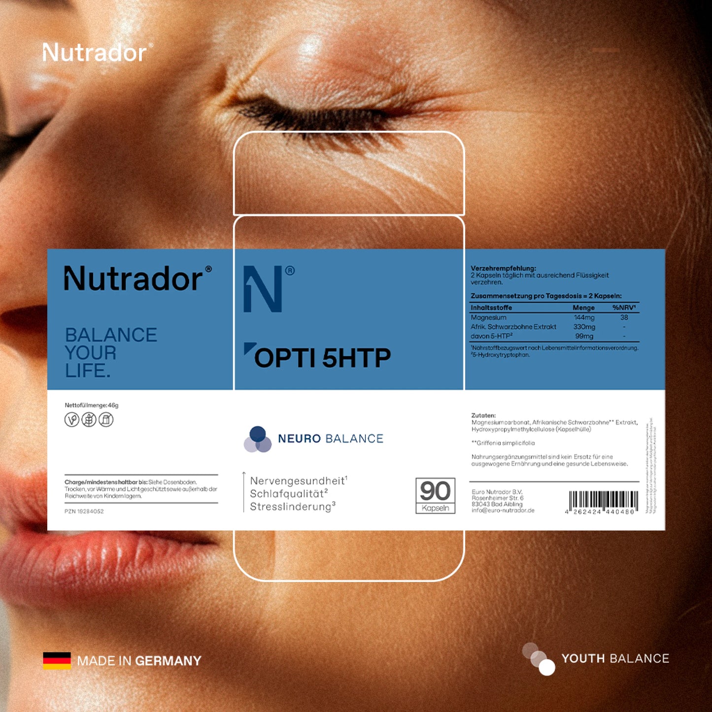 Opti Neuro Balance – mit 5-HTP aus Griffonia Simplificolia Extrakt