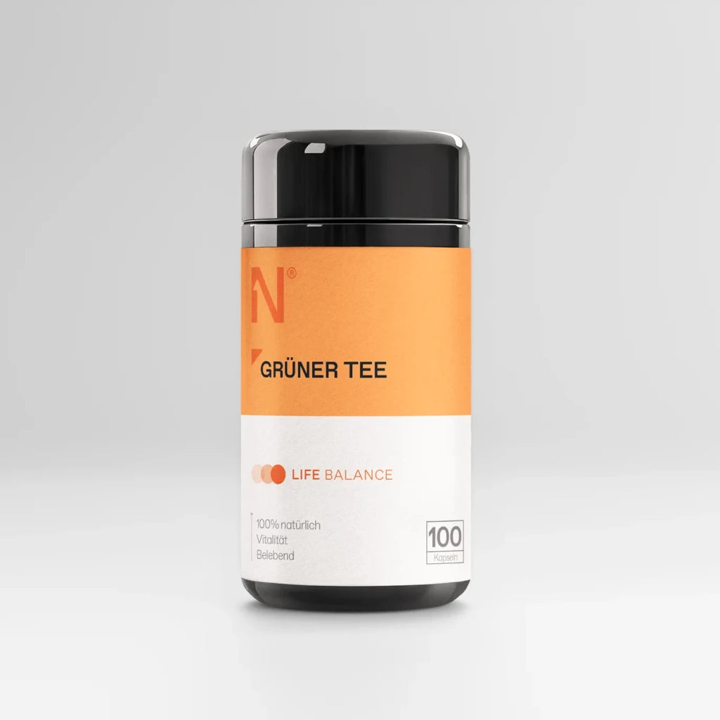 Grüner Tee 500 mg Kapseln - Antioxidans für Stoffwechsel & Vitalität