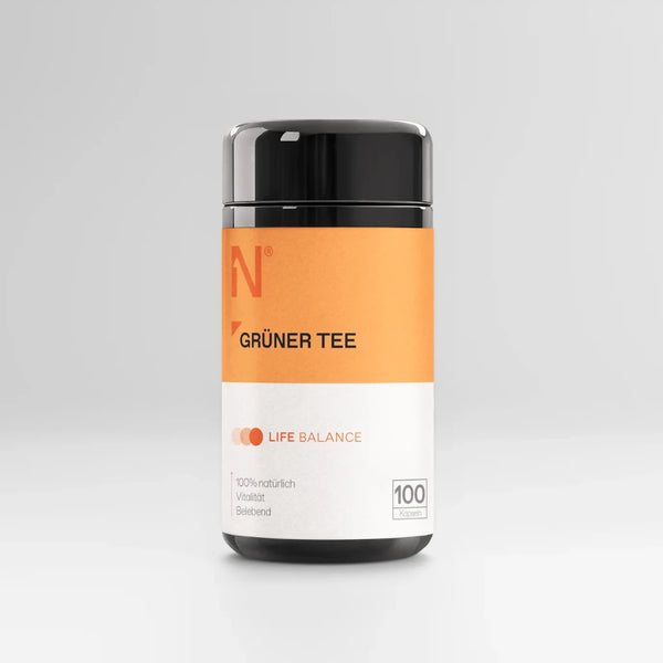 Green Tea 500 mg Capsules - Antioxidant for Metabolism & Vitality