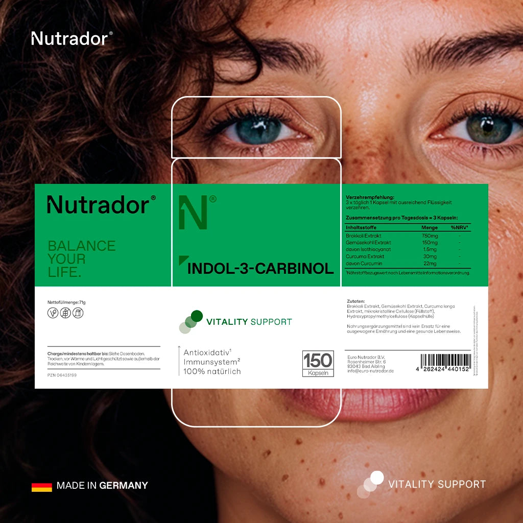 Indol-3-Carbinol Kapseln (I3C) - Fördert gesunde Hormonbalance
