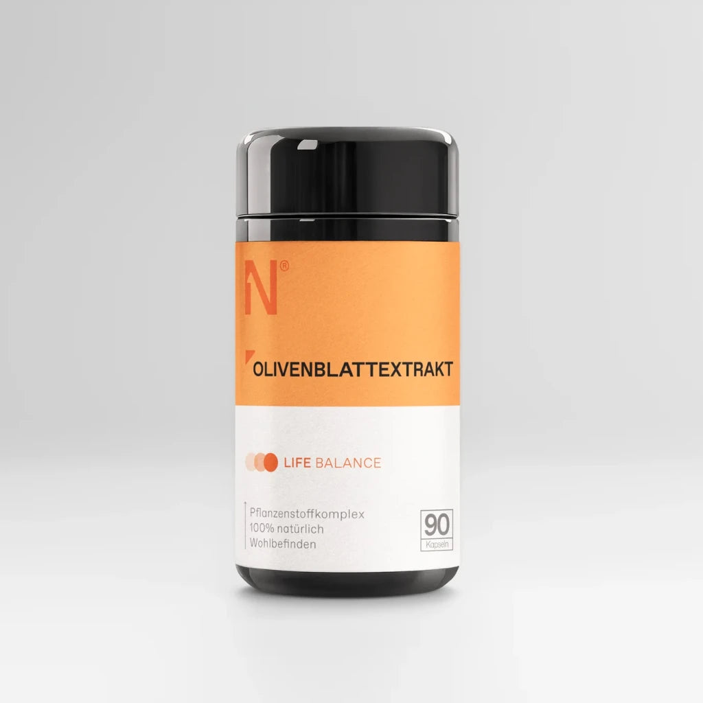 Olivenblattextrakt Kapseln - Natürlicher Blutdruck- & Immunsupport