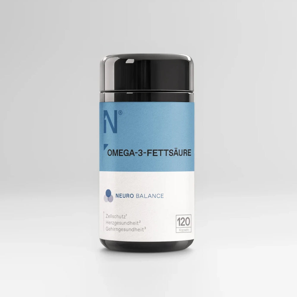 Omega-3-Fettsäure Kapseln - Herz, Gehirn & Entzündungshemmung