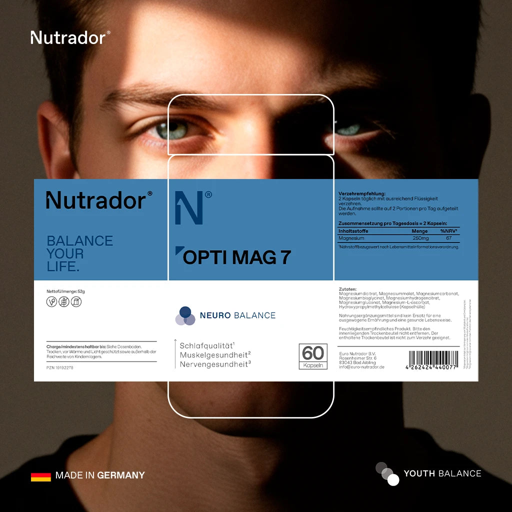 Opti Mag 7 Kapseln - 7-fache Magnesiumkraft für Muskeln & Nerven