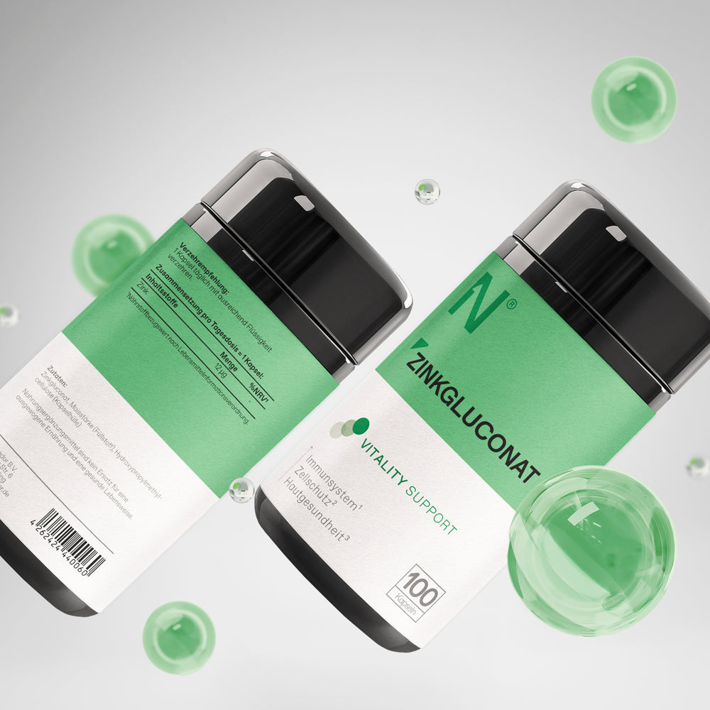 
                  
                    Zinc gluconate capsules – immune system & skin
                  
                