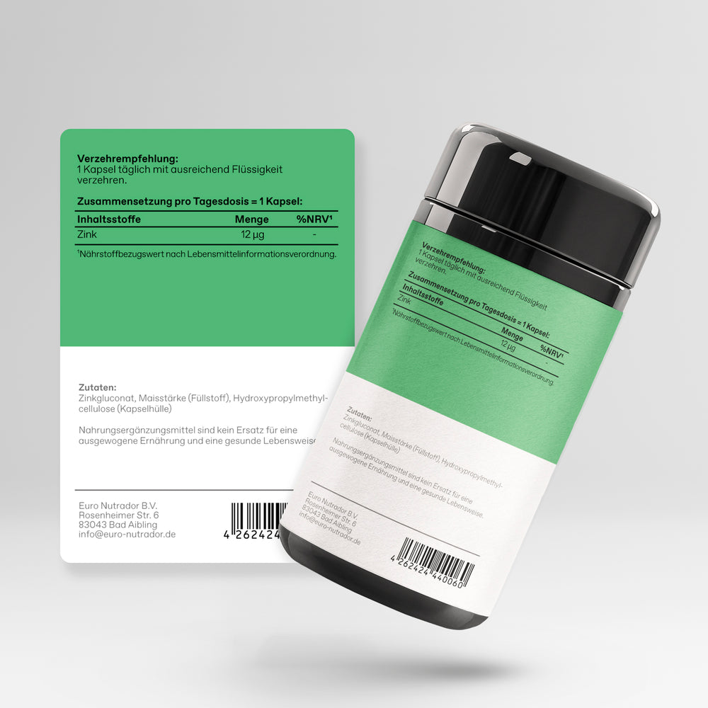 
                  
                    Zinc gluconate capsules – immune system & skin
                  
                