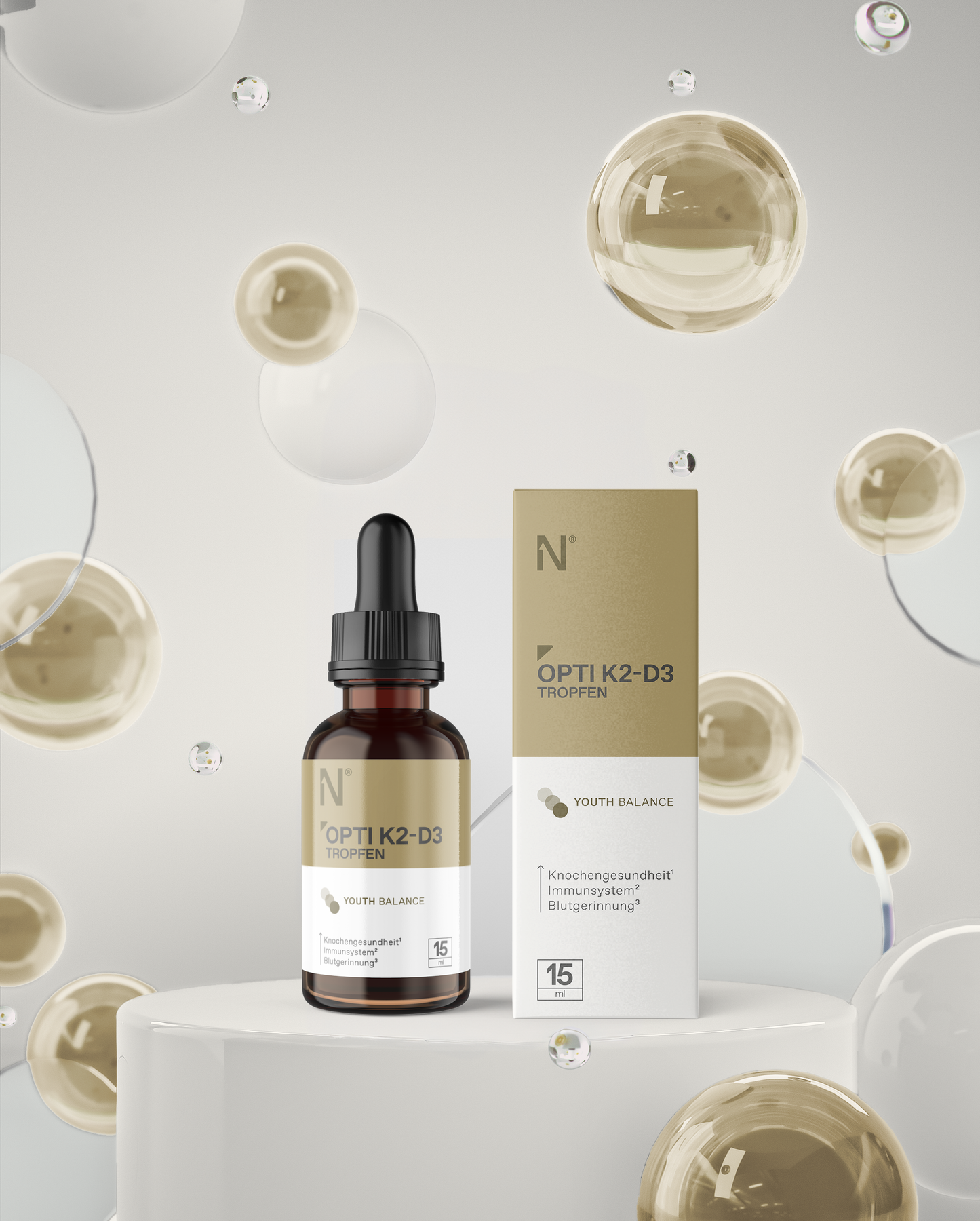 Opti K2-D3 Капли – Комплекс витаминов D3-K2 для костей